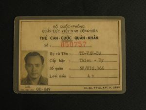 Vietnam Army officer I.D. Department of Defence