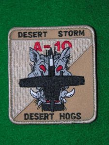 US Desert Storm A-10 'Desert Hogs' Patch