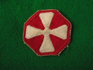 WWII U.S. Eighth Army Patch