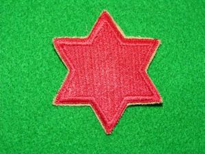 WWII U.S. 6th Infantry Division - Red Star