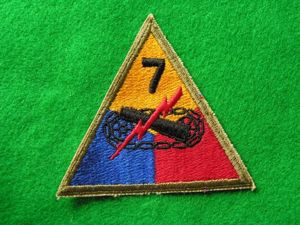 U.S.Army 7th Tank Battalion Patch