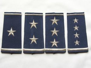 U.S. Air Force Generals Shoulder Board Ranks