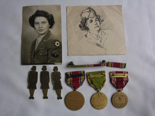 WWII American Women's Army Auxiliary Corps Grouping — image 2