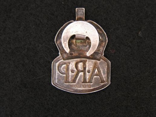 WWII Air Raid Precaution lapel Badge — image 2