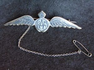 WWII R.A.F. Pilot Sweetheart Brooch