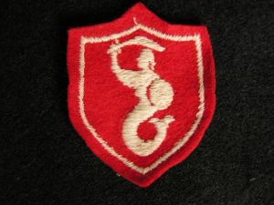 WWII Polish Army 'Maid of Warsaw' Formation Badge