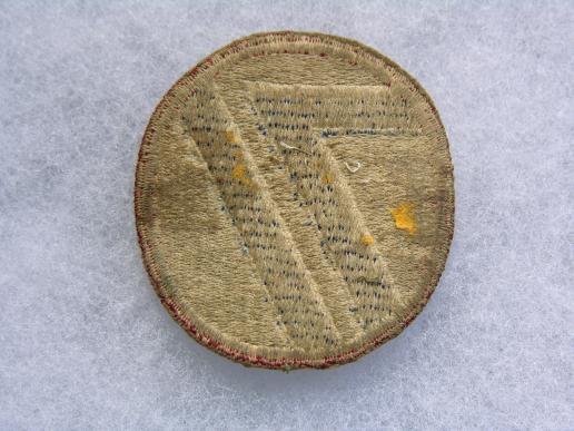 WWII U.S. 71st Division Patch - Red Circle Division — image 2