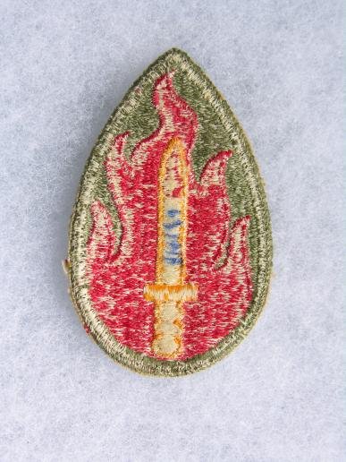 WWII U.S. 63rd Infantry Division Patch - Blood and Fire — image 2