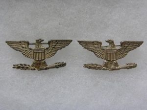 WWII Pair of American Colonel Rank Insignia