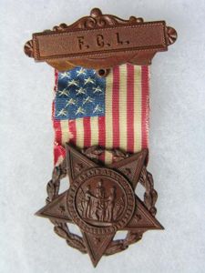 US Ladies Grand Army of the Republic F.L.C. Medal