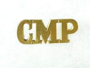 CMP Title - Corp of Military Police 1 3/4'tall x …