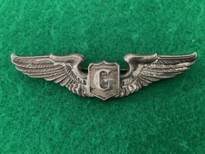 WWII US Army Air Force English Made 'Glider Pilot' Wing