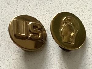 WWII Pair of US Women's Army Corps Collars