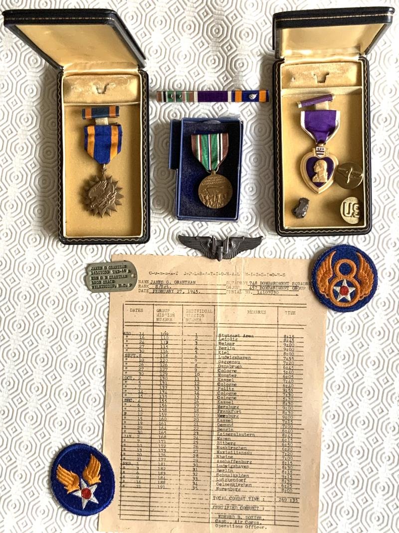 WWII 8th Air Force Aerial Gunner Grouping — image 4