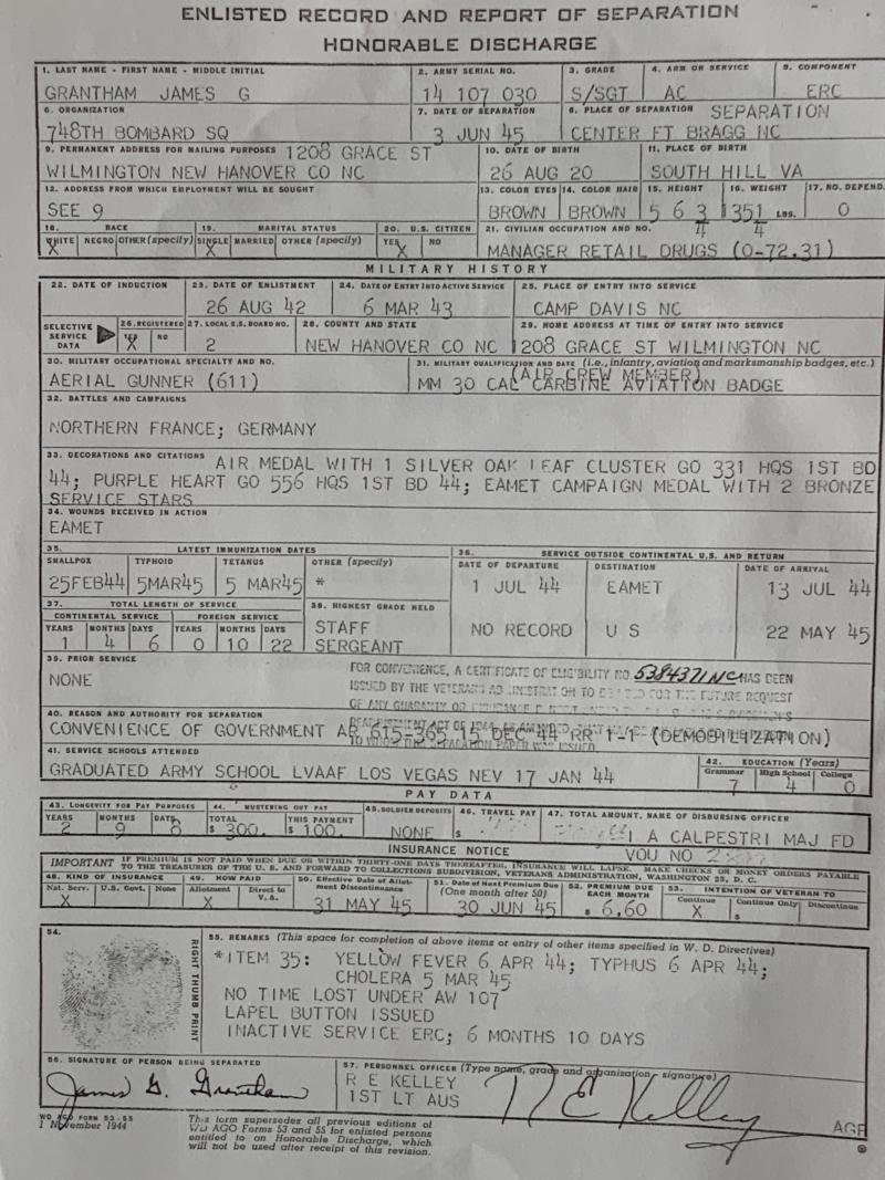 WWII 8th Air Force Aerial Gunner Grouping — image 6