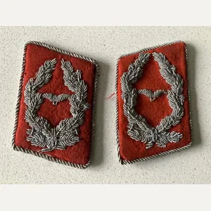 WWII German Major Rank Luftwaffe Flak Officer in Bullion