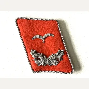 WWII Luftwaffe Flak Lieutenant Officer in Bullion