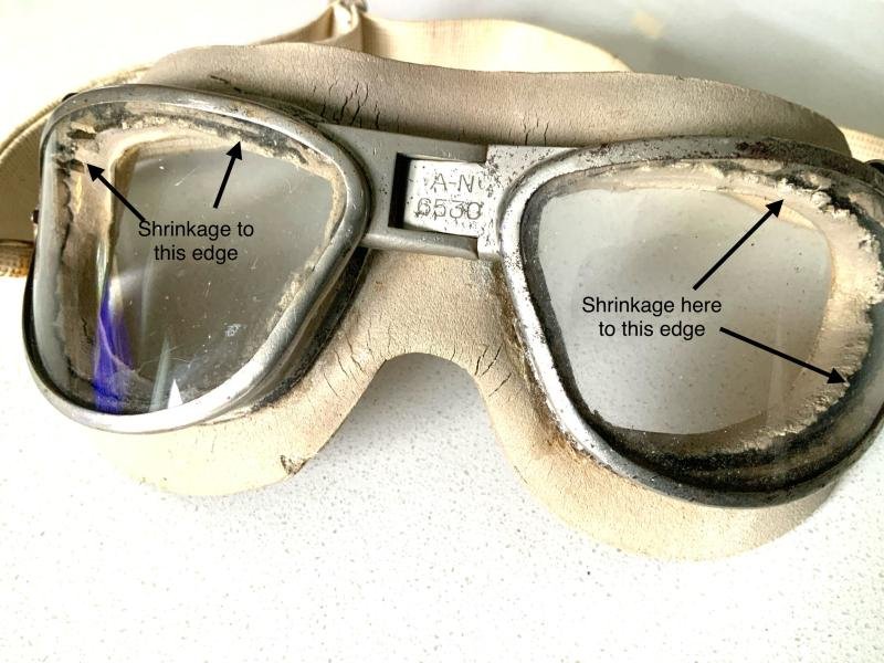 WWII A-N 6530 Flying Goggles — image 9