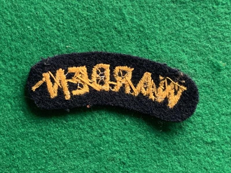 Civil Defense Warden Title — image 2