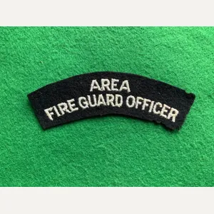 Civil Defense Area Fire Guard Officer Title