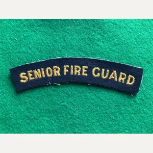 Civil Defense Senior Fire Guard Tiotle