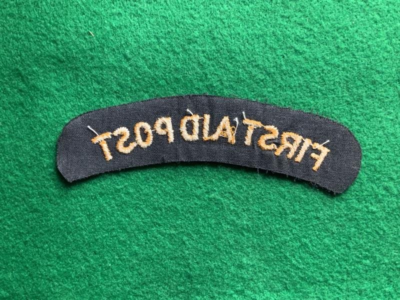 Civil Defense First Aid Post Title — image 2