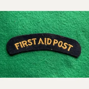 Civil Defense First Aid Post Title