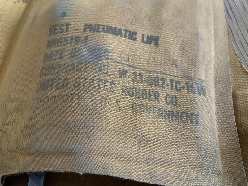 US Army Air Force Lifevest AN6519-1 — image 5