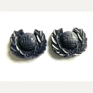 WWII Royal Marines Collar Badges