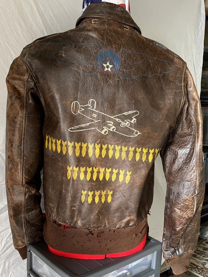 8th Air Force Painted A2 446th BG 706th Squadron. — image 5