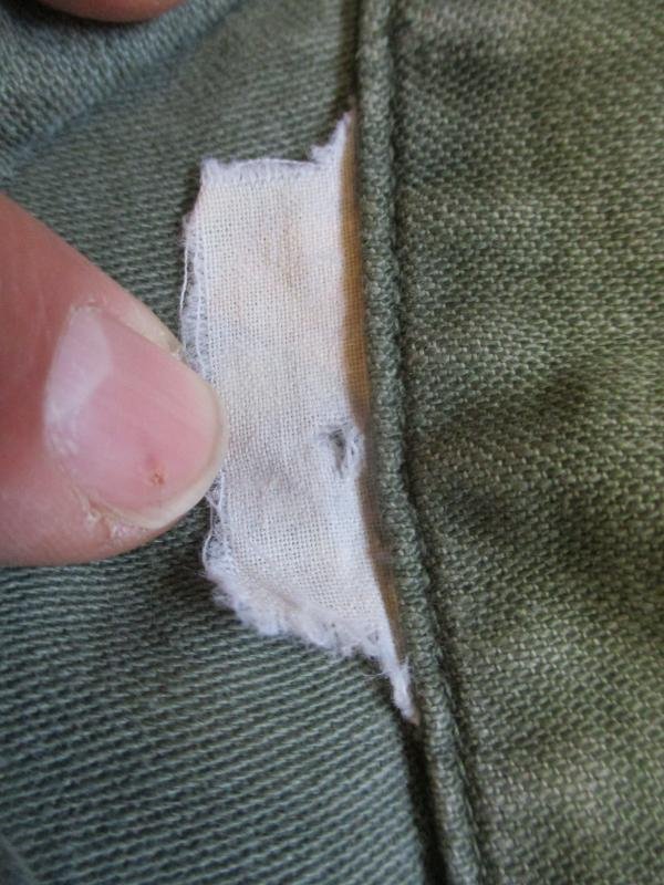 ORIGINAL US ARMY / USAF AIR FORCE ISSUE Vietnam War OG 107 UTILITY SHIRT LARGE — image 3