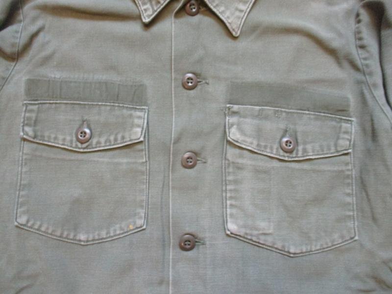 ORIGINAL US ARMY / USAF AIR FORCE ISSUE Vietnam War OG 107 UTILITY SHIRT LARGE — image 4