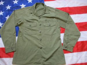 ORIGINAL 1977 US ARMY ISSUE OG green dura press UTILITY …