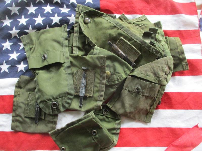 GENUINE US ARMY USMC issue VIETNAM WAR M67 ALICE WEBBING compass / bandage POUCH — image 4