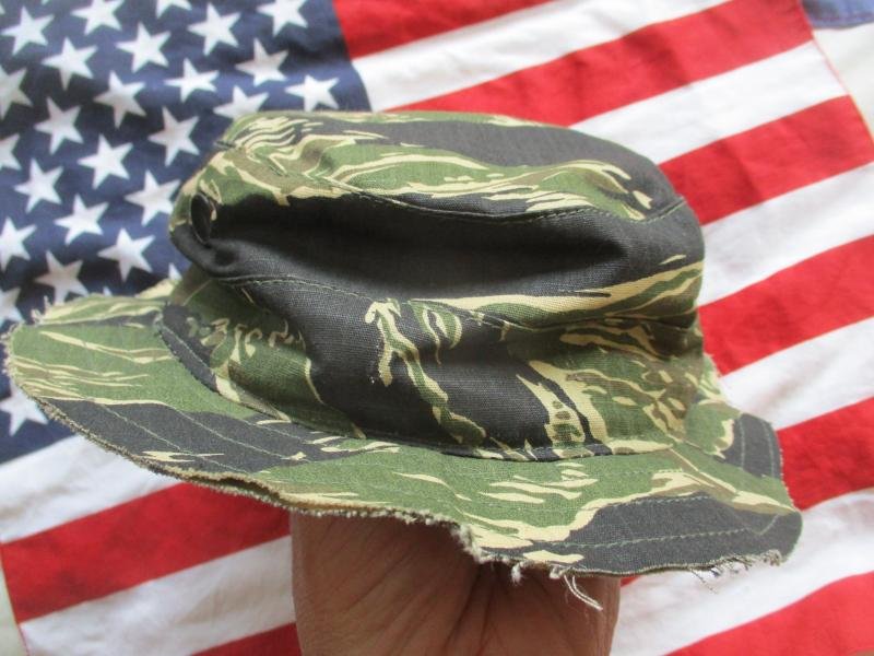 TRU SPEC TIGER STRIPE products modified VIETNAM WAR BOONIE JUNGLE HAT Medium — image 2