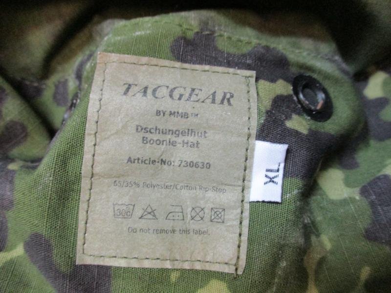 GENUINE TAC GEAR Danish Jager flektarn camo ENHANCED BUSH BOONIE JUNGLE HAT XL — image 5