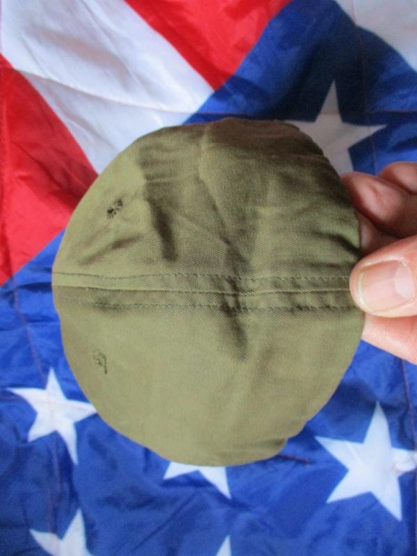 genuine US ARMY ISSUE VIETNAM WAR baseball base ball type CAP HAT OG GREEN platoon — image 5