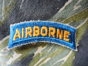 GENUINE VIETNAM WAR 5TH SPECIAL FORCES GREEN BERET airborne TAB …