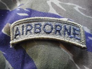 GENUINE ISSUE US ARMY airborne TAB PATCH BADGE NEW og …
