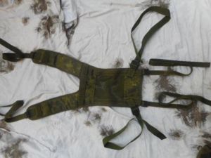 GENUINE ISSUE danish army / jager PLCE WEBBING YOKE SUSPENDERS …