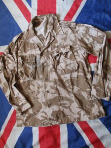GENUINE old type GULF WAR 1 DESERT DPM DDPM COMBAT …