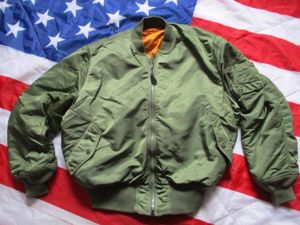 original real ALPHA INDUSTRIES USA MA1 MA 1 bomber pilot …