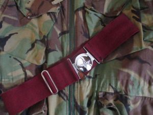 GENUINE PARACHUTE REGIMENT Falklands war era OLD SKOOL STABLE BELT …