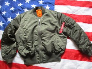 original real ALPHA INDUSTRIES USA MA1 MA 1 bomber pilot …