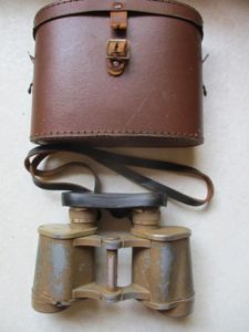 ORIGINAL late war WW2 GERMAN ARMY WSS LUFTWAFFE 6X30 DIENSTGLAS …