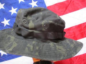 GENUINE crye precision MULTICAM BLACK tru spec made USA BOONIE …