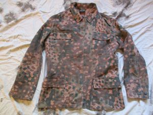 WW2 GERMAN wAFFEN SS 44 PEA DOT CAMO TUNIC MILTEC …