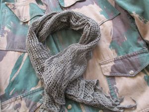 GENUINE PARACHUTE REGIMENT AIRBORNE FORCES sniper scrim net SCARF FACE …