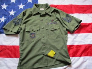 ORIGINAL 1981 US AIR FORCE usaf ISSUE OG green UTILITY …
