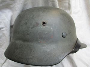 ORIGINAL M35 FORMER double decal DD STEEL COMBAT HELMET Q62 …